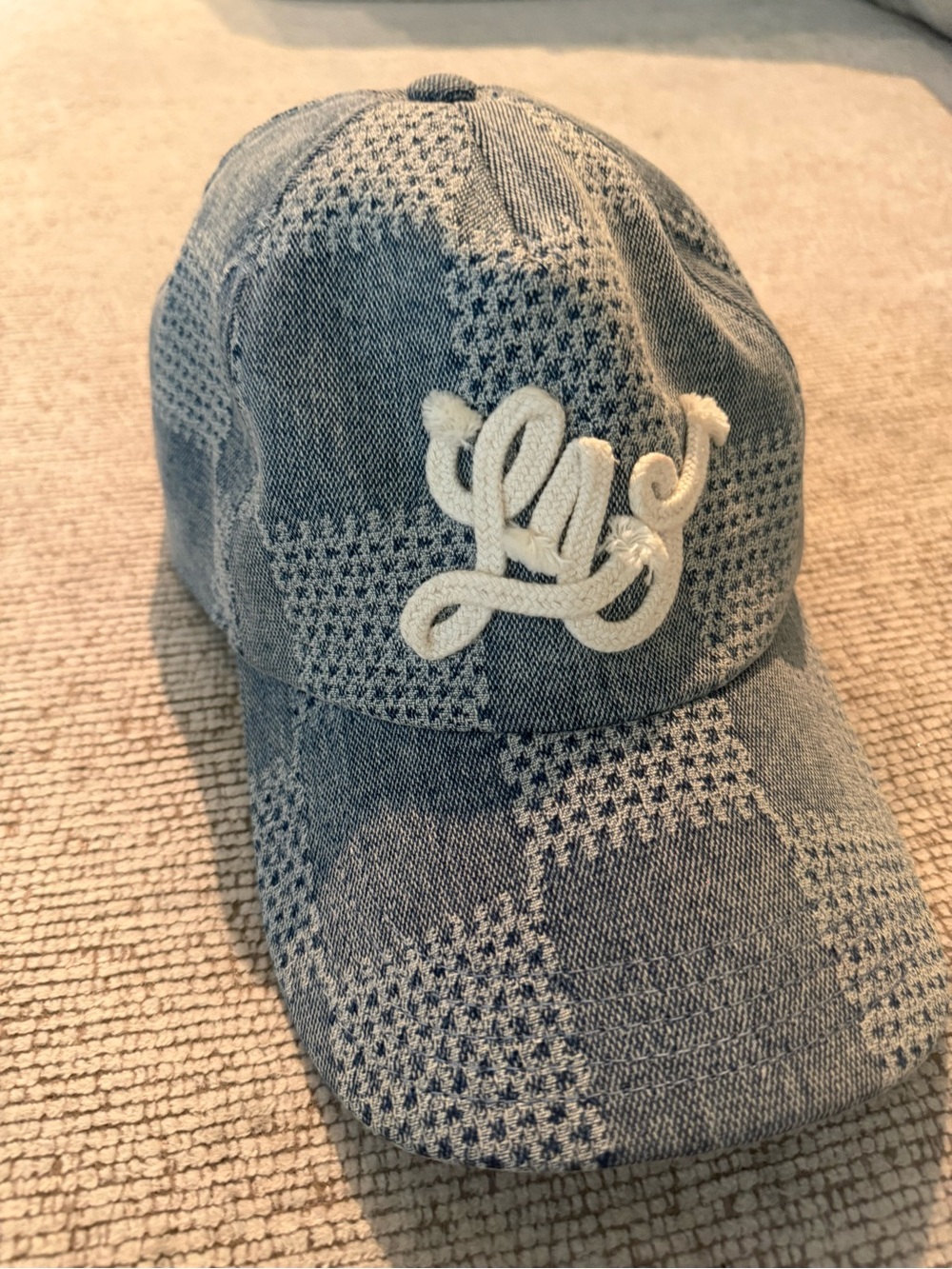 Louis Vuitton Damier Denim 3d Cap